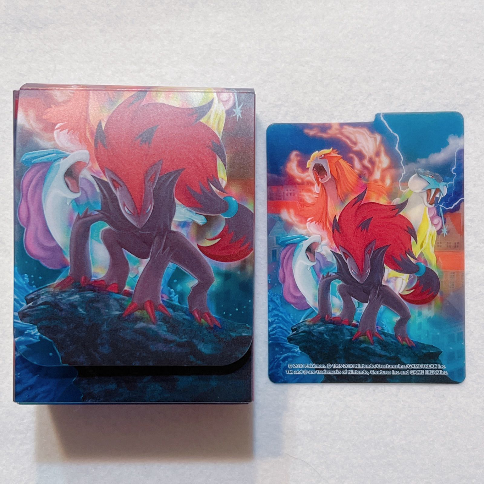 ポケモンカード ハーフデッキケース 幻影の覇ゾロアーク スイクン ライコウ ポケモンカード ハーフデッキケース 幻影の覇ゾロアーク スイクン