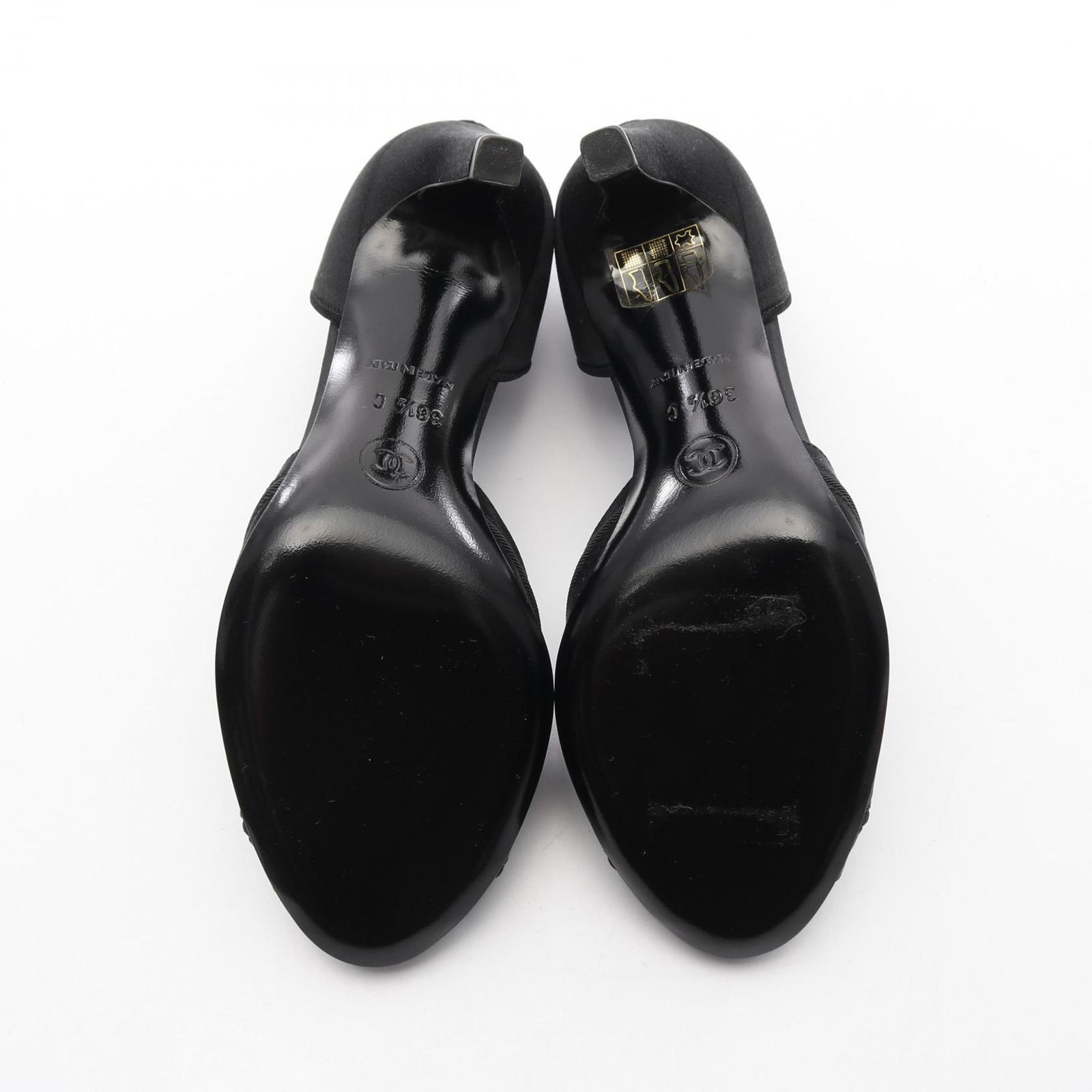 シャネル CHANEL パンプス ココマーク G25444 ファブリック パンプス