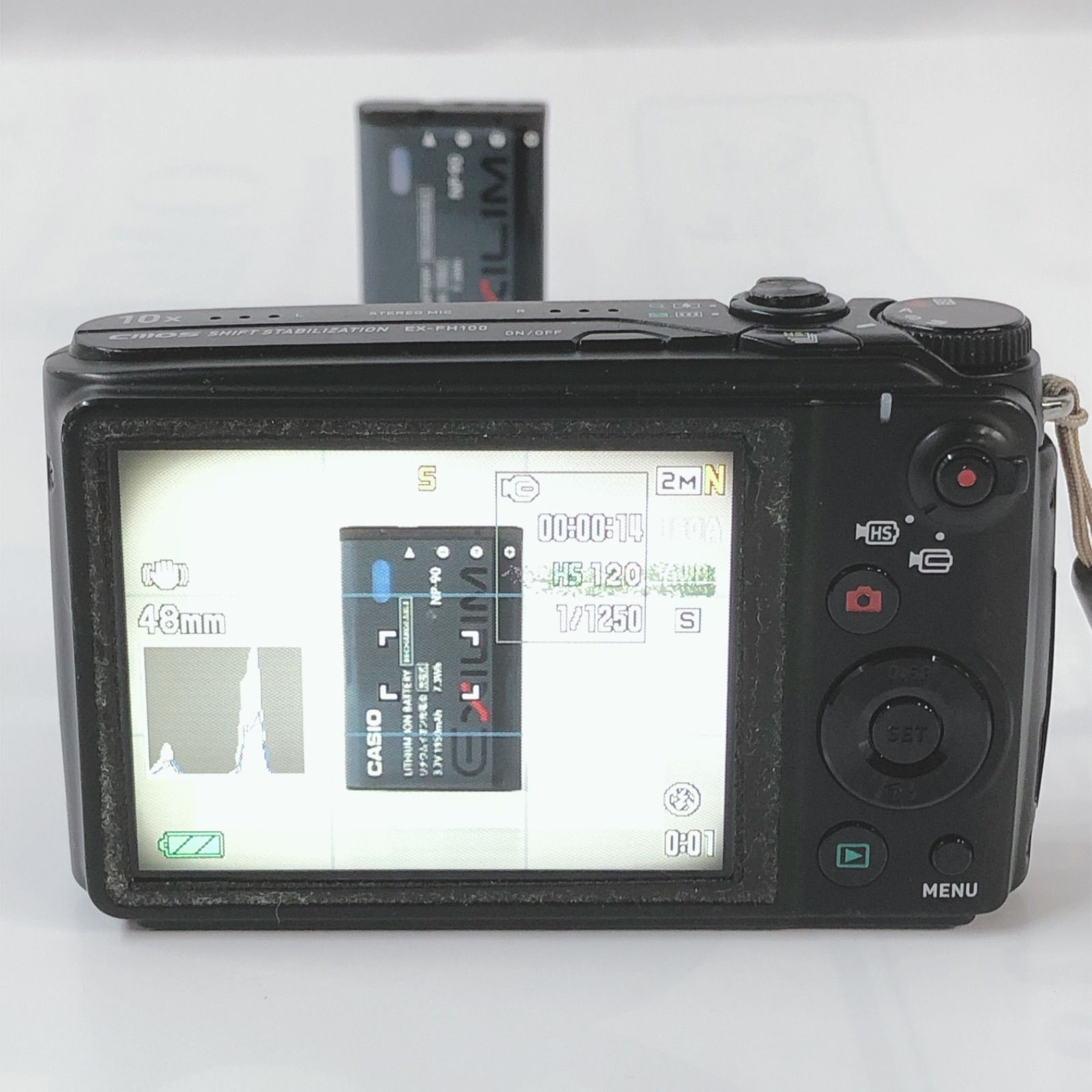 CASIO カシオ EXILIM EX-FH100 ジャンク カシオ CASIO EXILIM EX-FH100 デジタルカメラ ジャンク - メルカリ