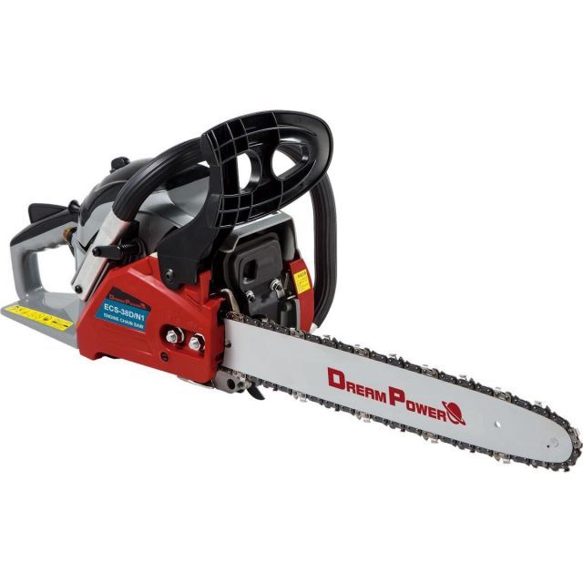 ナカトミ Dream Power エンジンチェーンソー ECS-38D|N1 ガイドバー400mm 軽量 コンパクト 2サイクルガソリンエンジン リアハンドル