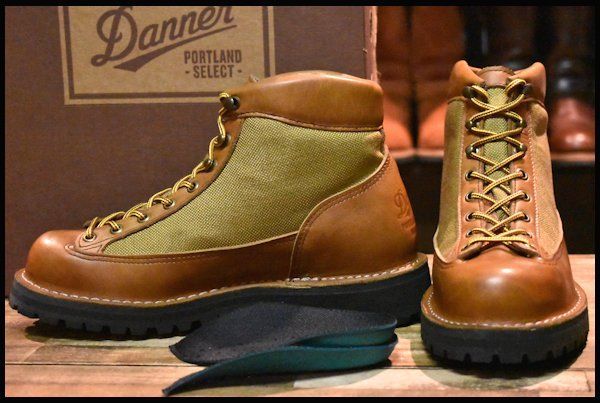 7.5EE 美品 白タグ】Danner ダナーライト リバイバル 30422 ブラウン