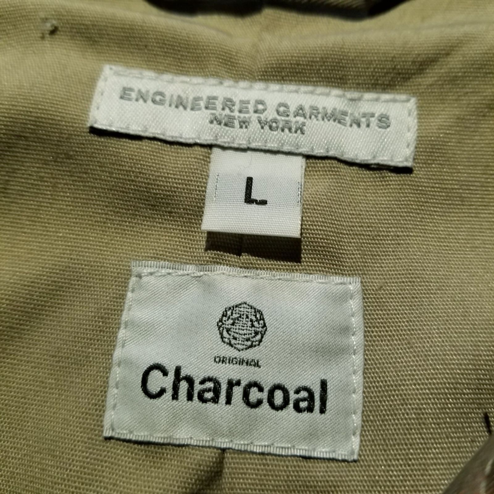 Engineered Garments Charcoal TOKYO別注 EG Car Coat L エンジニ