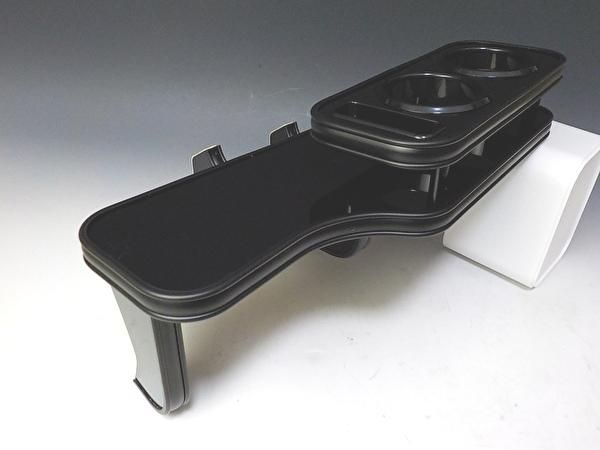 MH34ワゴンR フロントテーブル ブラック オールブラック 携帯左