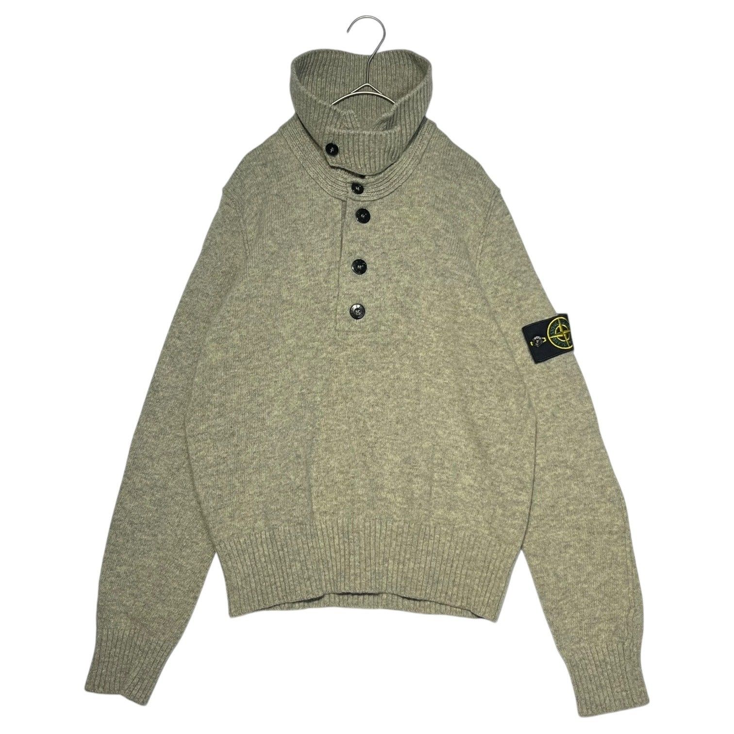STONE ISLAND(ストーンアイランド) 07AW 2WAY high neck knit polo
