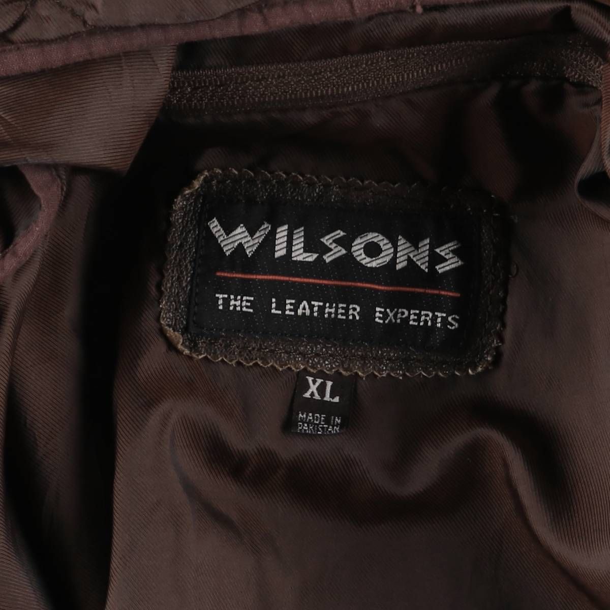 古着 ~90年代 ウィルソンズ WILSONS 中綿入り レザージャケット メンズ  