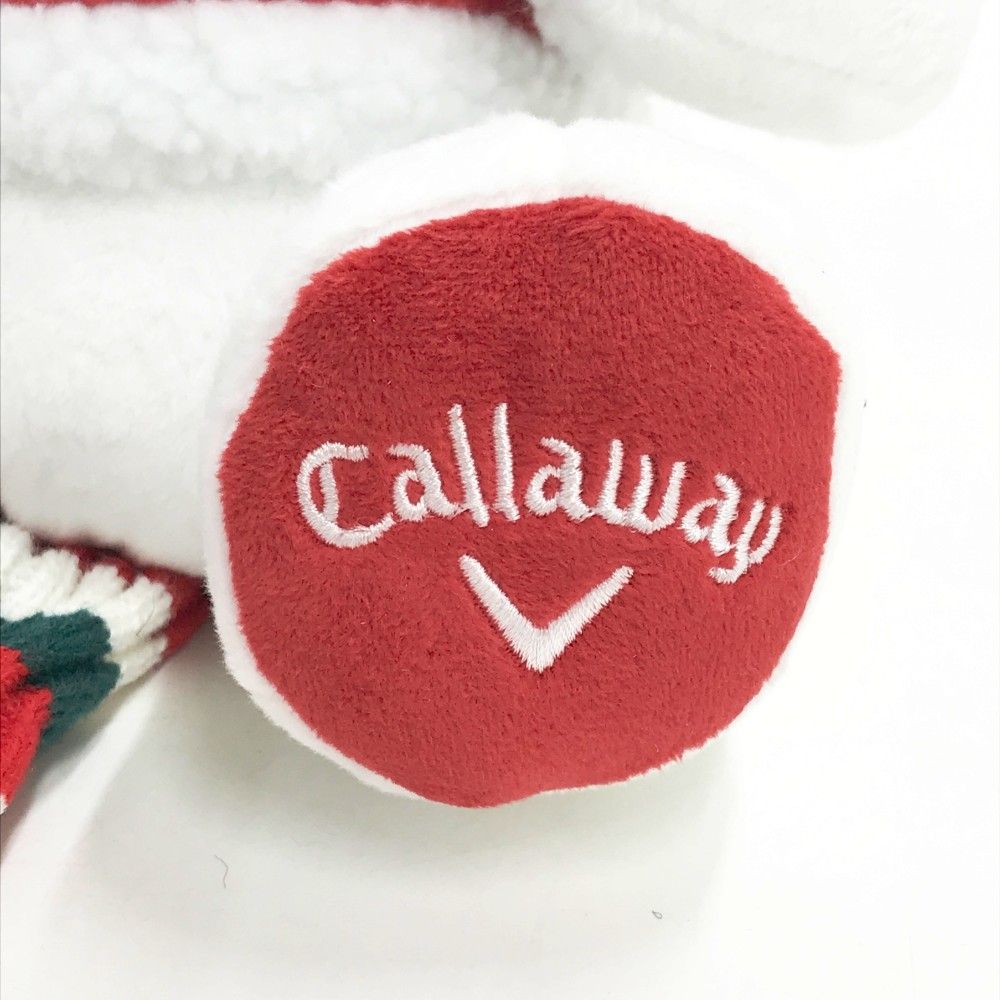 CALLAWAY キャロウェイ  サンクロースベア ヘッドカバー  ホワイト系 DR [240101462027] ゴルフウェア ストスト CALLAWAY キャロウェイ サンクロースベア ヘッドカバー ホワイト