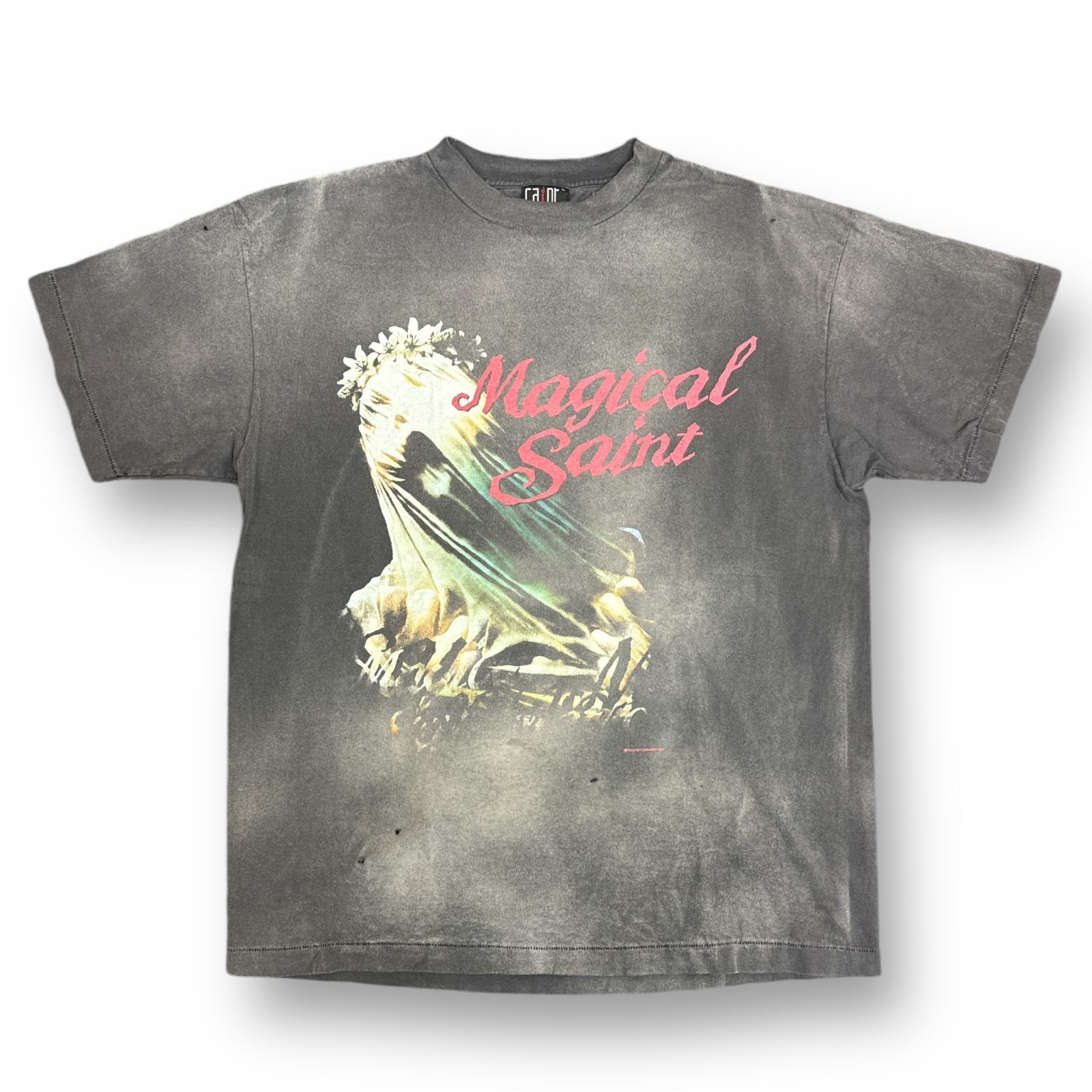 SAINT MICHAEL 24SS SS TEE MAGICAL SAINT マジカルセント Tシャツ マリリンマンソン セントマイケル  SM-YS8-0000-006 ブラック L 76633A1 - メルカリ