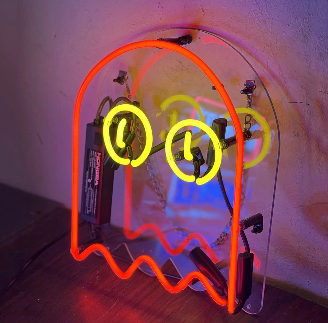 ネオンサイン かわいいゴースト NEON SIGN ハロウィン オーダーメイド 