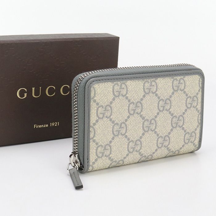 GUCCI グッチ ジップ コインケース GGスプリーム 255452 小銭