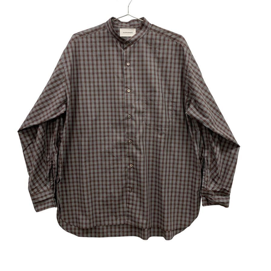 マーカウェア コンフォート フィット バンドカラーシャツ【AFB12 