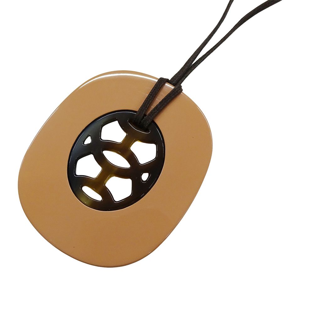 エルメス HERMES ネックレス リフトGM バッファローホーン レディース