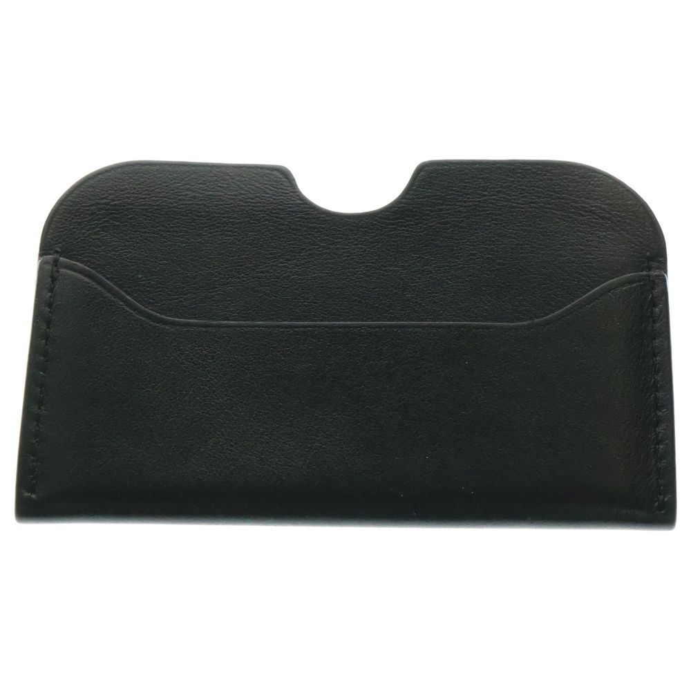 Acne Studios アクネ ストゥディオズ Leather Card Case ロゴ レザーカードケース ブラック IT8JEFYVEOAE