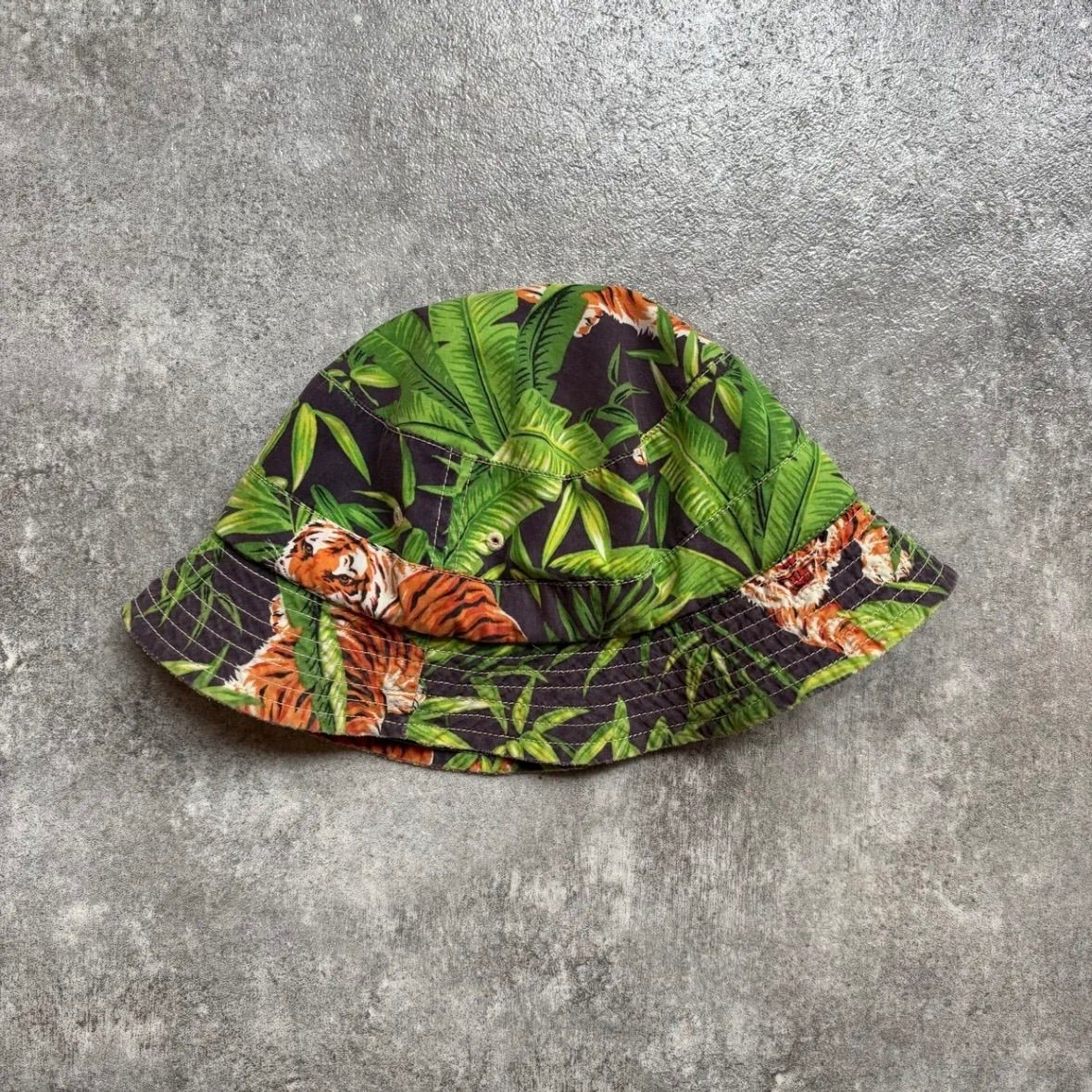90年代 Polo by Ralph Lauren ラルフローレン 虎 タイガー 葉っぱ リーフ プリント バケットハット