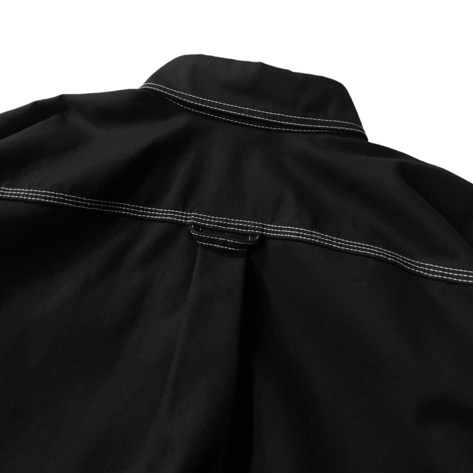 【美品】17SS VETEMENTS x Carhartt ヴェトモン カーハート デニムシャツ ワークシャツ オーバーサイズ XS 黒 ブラック