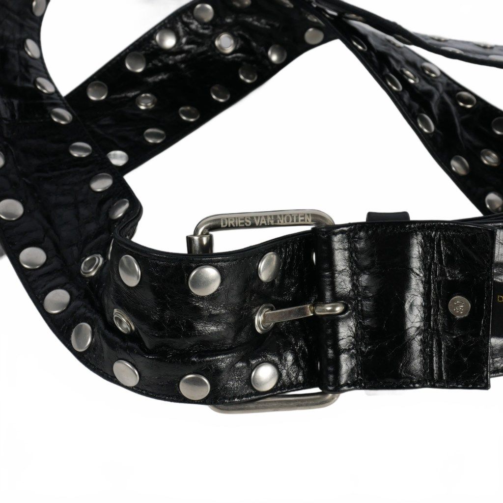 定価3万 新品 DRIES VAN NOTEN ベルト 80 ブラック 定価3万 新品 DRIES VAN NOTEN ベルト 80 ブラック 定価3万 新品