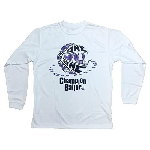 チャンピオン(Champion) バスケットボール 長袖Tシャツ CBM2413 ホワイト Sサイズ