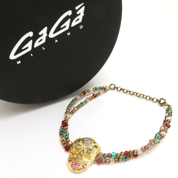 GaGa MILANO ガガミラノ ブレスレット ITブレス スカル シルバー925 