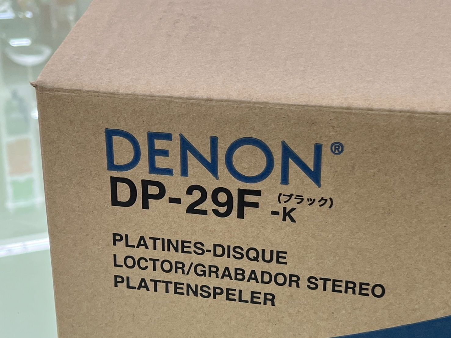 DENON デノン アナログレコードプレーヤー ターンテーブル DP-29F-K
