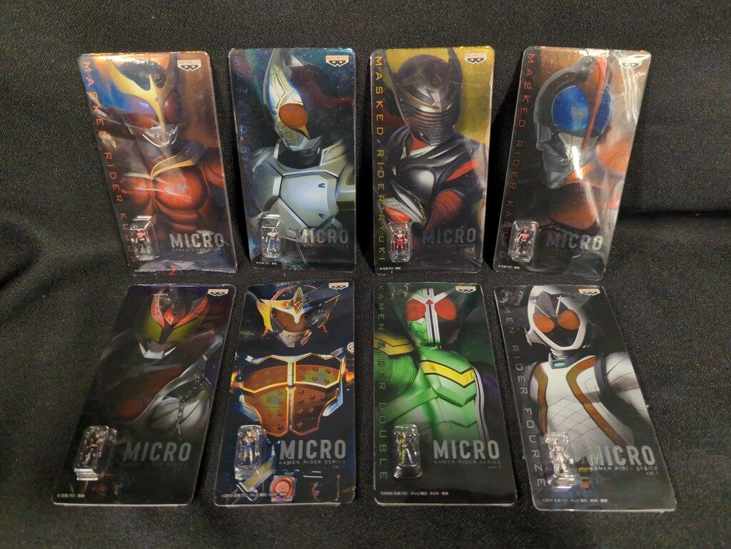 バンプレスト MICRO 仮面ライダーシリーズVol.1 仮面ライダーシリーズ 全8種セット MICRO 仮面ライダーシリーズVol.1