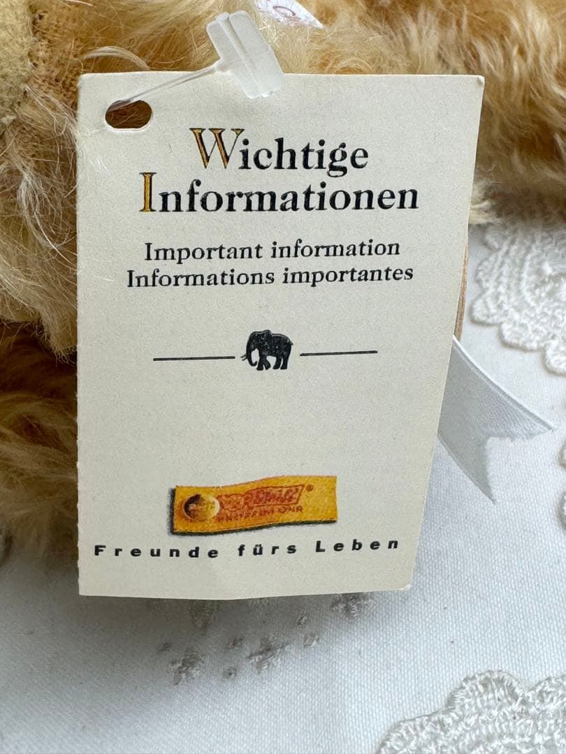 送料無料☆シュタイフ☆2000年スペシャルイベント限定テディベア