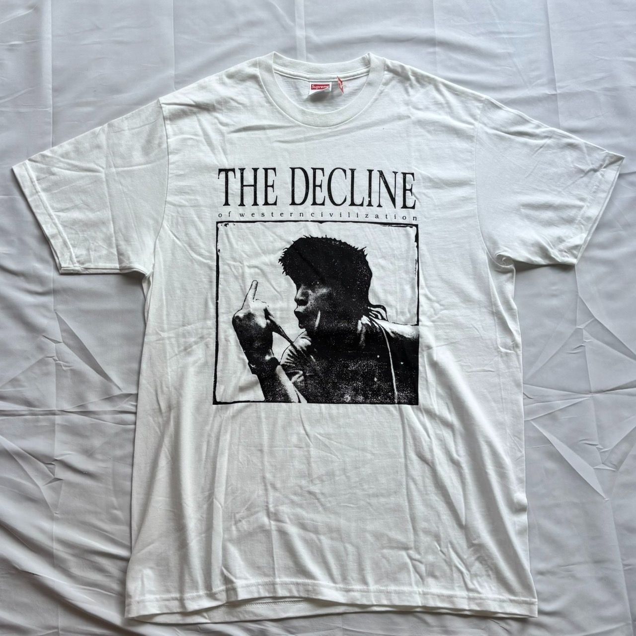 17AW supreme シュプリーム Decline Hooded Sweatshirt Cardinal デクライン フーデッド スウェット パーカー 黒 S Supreme(シュプリーム) 17AW Decline of Western Civilization Tee