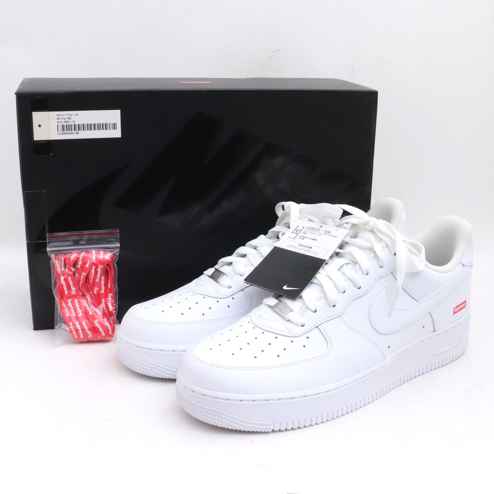 未使用 30cm NIKE × SUPREME AIR FORCE 1 - メルカリ