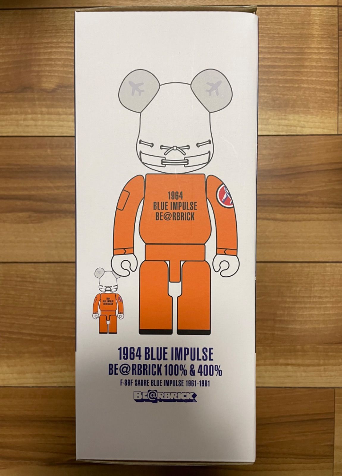 1964 ブルーインパルス ベアブリック BLUE IMPULSE BE@RBRICK 100%&400%【未開封品】【アウトレット倉庫在庫】【外箱傷み汚れあり】【北海道、沖縄、離島はお届け不可】  - メルカリ