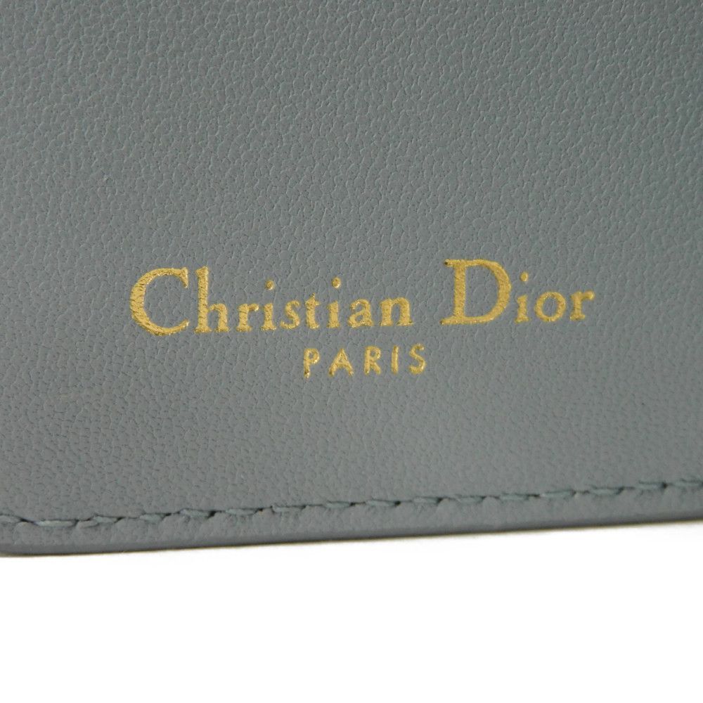 Dior ディオール カロ スカーレット ウォレット 現行 CDロゴ ステッチ  