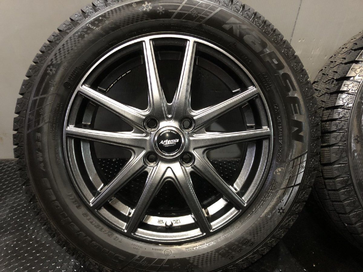 タイヤ走行短め【KAPSEN Snowshoes AW33 185/65R15】スタッドレス 