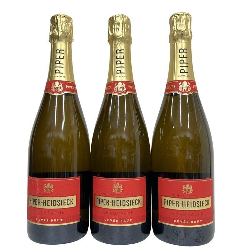ワイン 3本セット まとめ PIPER HEIDSIECK パイパー・エドシック ブリュット 750ml 12度 【新品未開栓品】 52507K3163 ワイン 3本セット まとめ PIPER HEIDSIECK パイパー・エドシック