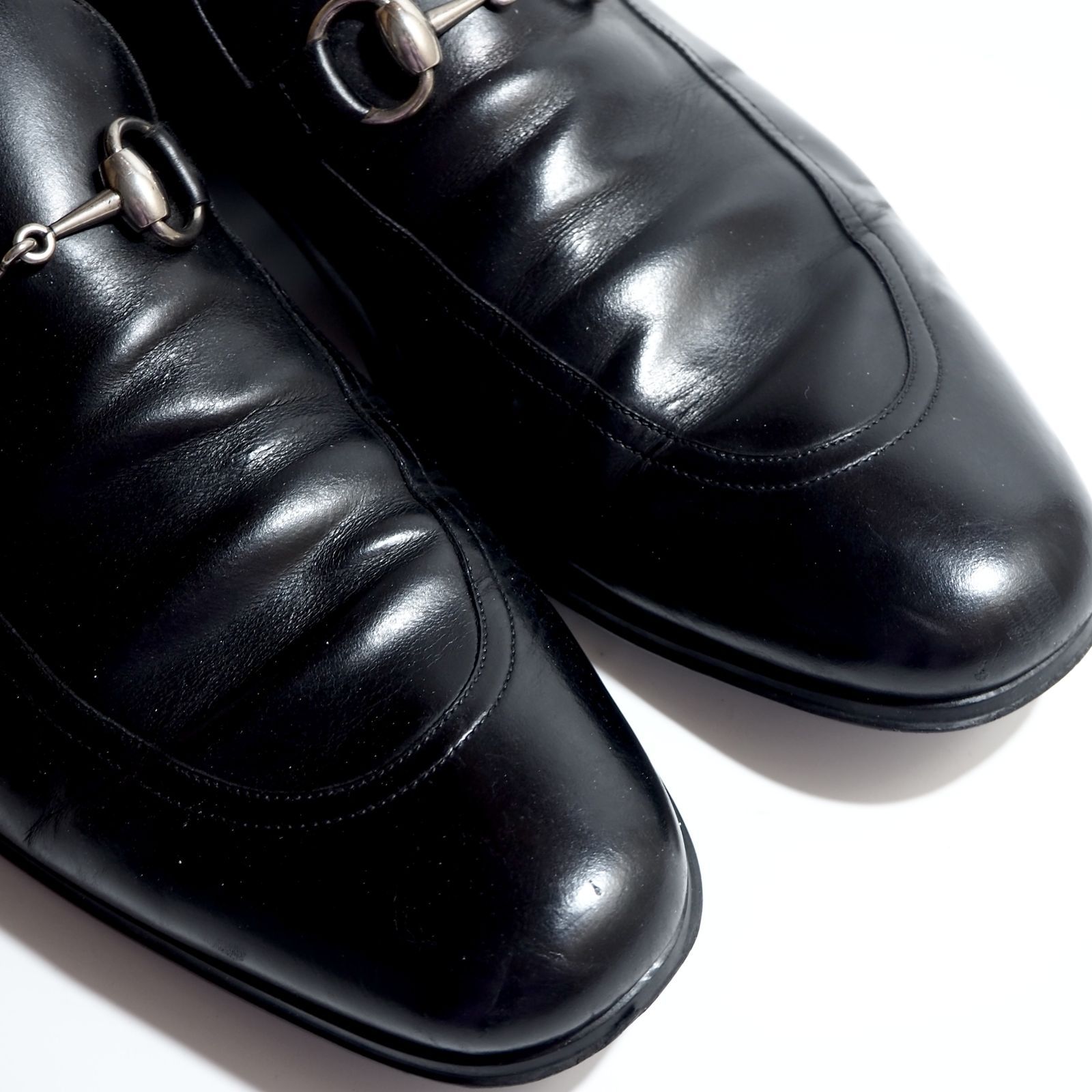 グッチ GUCCI レザーシューズ ホースビットローファー 42(27.5cm