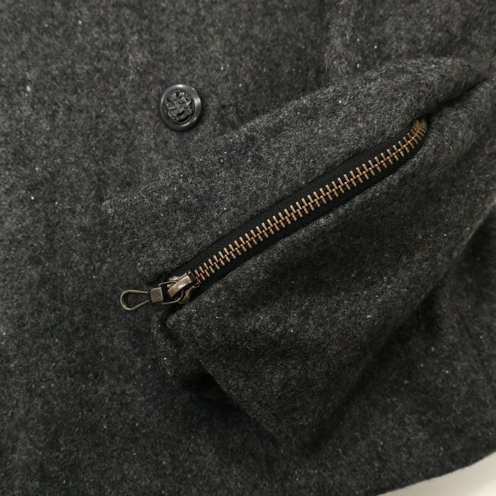 SCHLUSSEL シュリセル メンズ メルトンステンカラーコート 2 グレー ベストセラーファッション - SCHLUSSEL シュリセル メンズ メルトン