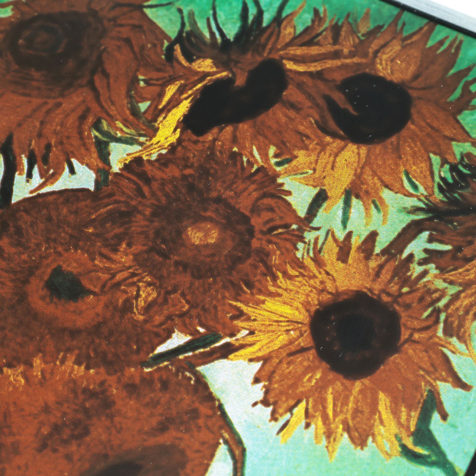 ゴッホ ひまわり ステンドグラス Glassmasters グラスマスターズ ゴッホ ステンドグラス Sunflowers ひまわり白の花瓶グラス