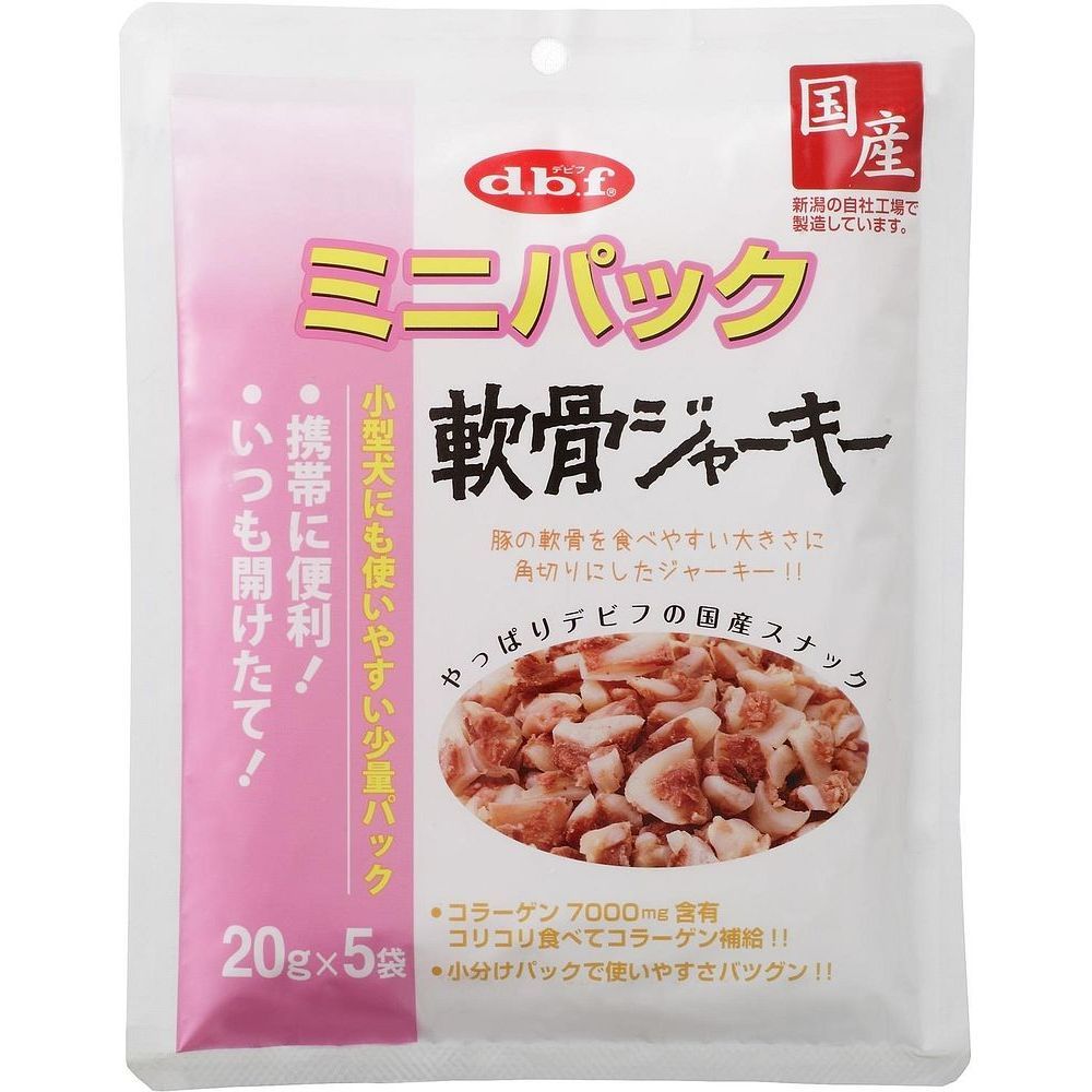 （まとめ買い）デビフペット ミニパック 軟骨ジャーキー 100g 犬用 【×6セット】