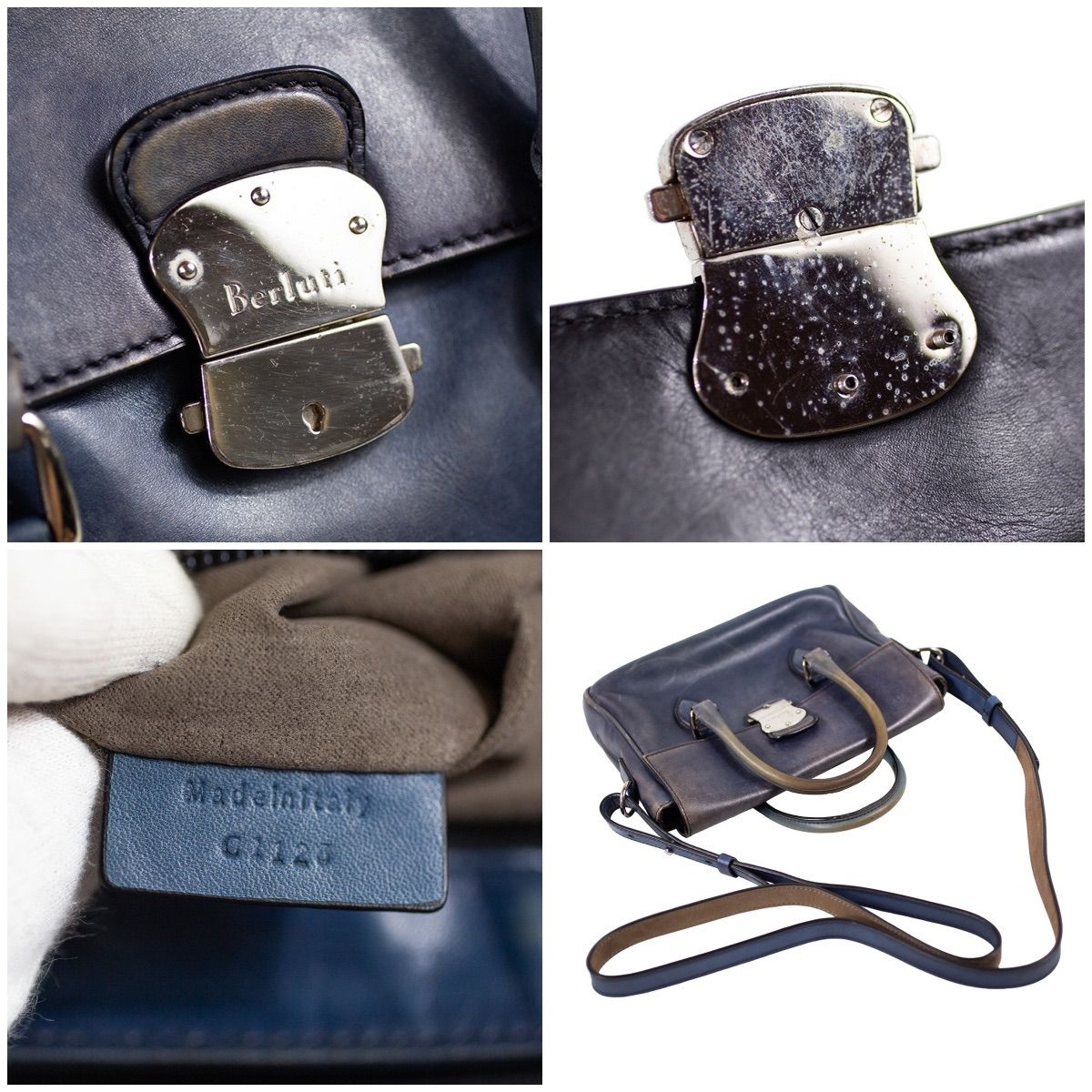 BERLUTI】ベルルッティ エミーオガリバー 2WAY ハンドバッグ