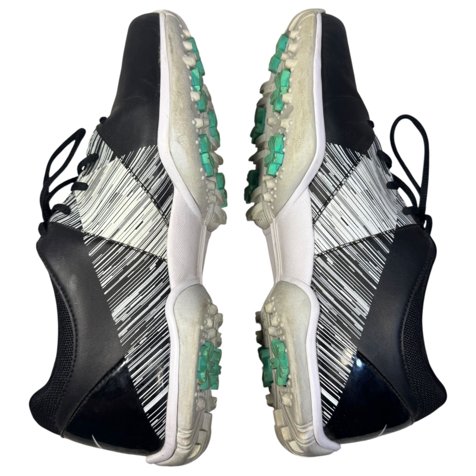 B045 NIKE ナイキ ゴルフ シューズ スパイク ブラック ホワイト