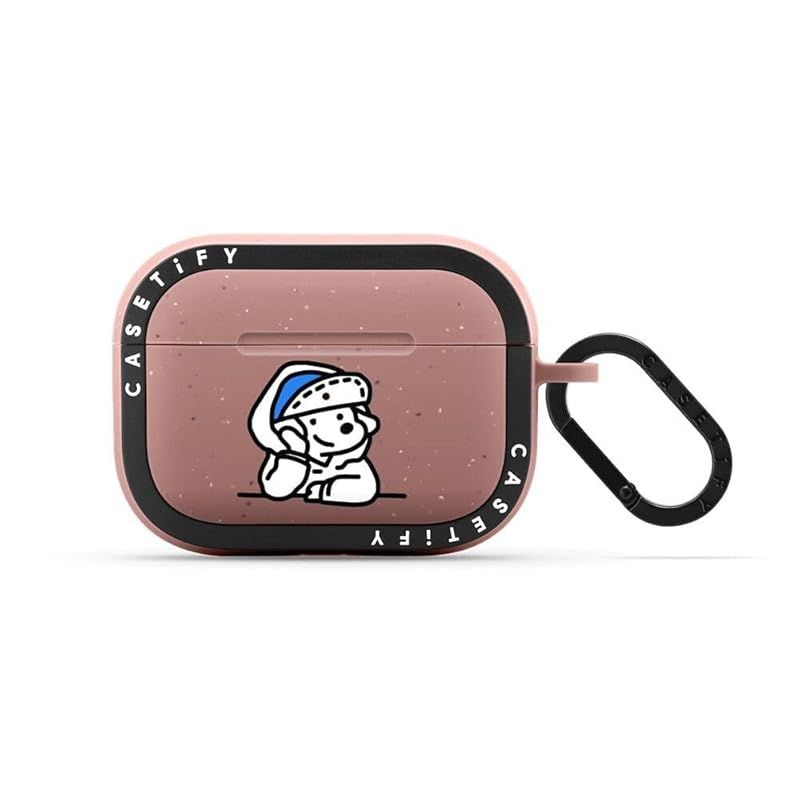 CASETiFY バウンス ケース AirPods Pro ケース 第1世代 - 第2世代 - mini JOHN 3 - マット ダスティー ローズ