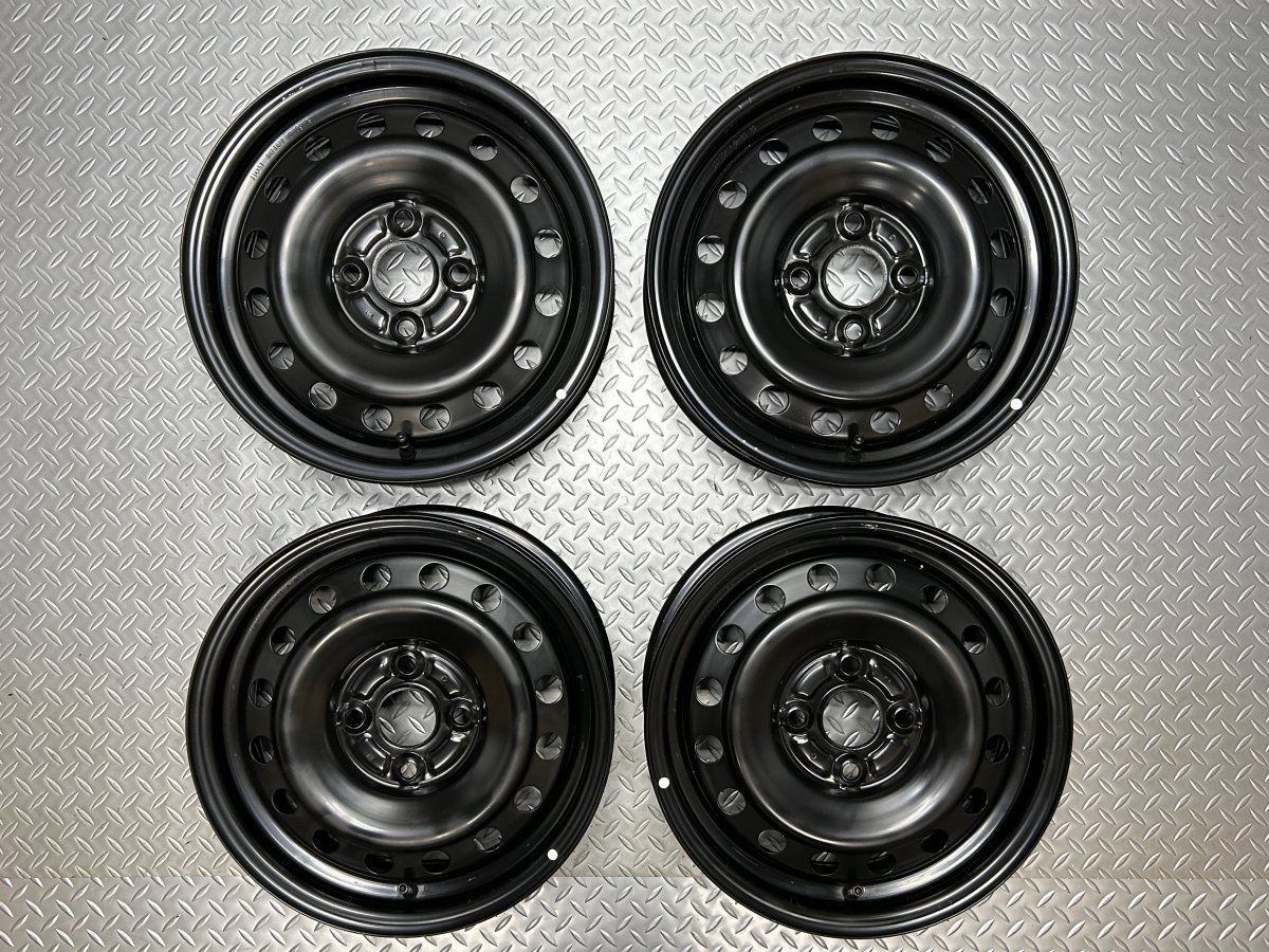 【新品未使用】ルーミー　純正　鉄チンホイール　14x5j+35 ４本セット 新品未使用】ルーミー 純正 鉄チンホイール 14x5j+35 4本セット