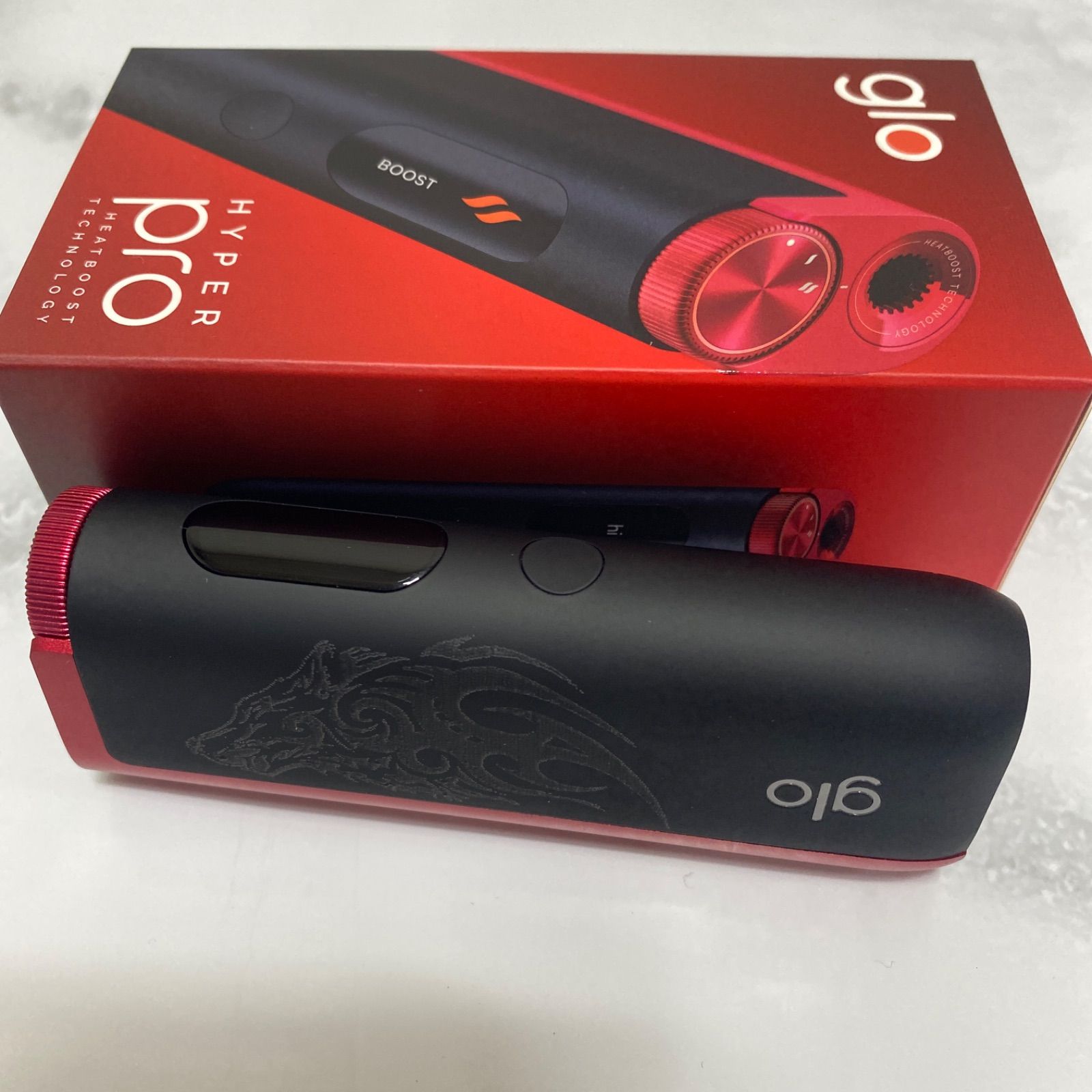 トライバル ウルフ デザイン レーザー加工 glo hyper pro グロー