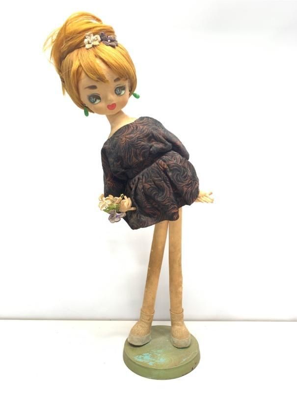 昭和レトロ　ヴィンテージ  キザワ　ONO 人形　中古品 カール人形 コレットちゃん ヴィンテージ人形 アウトレット2種