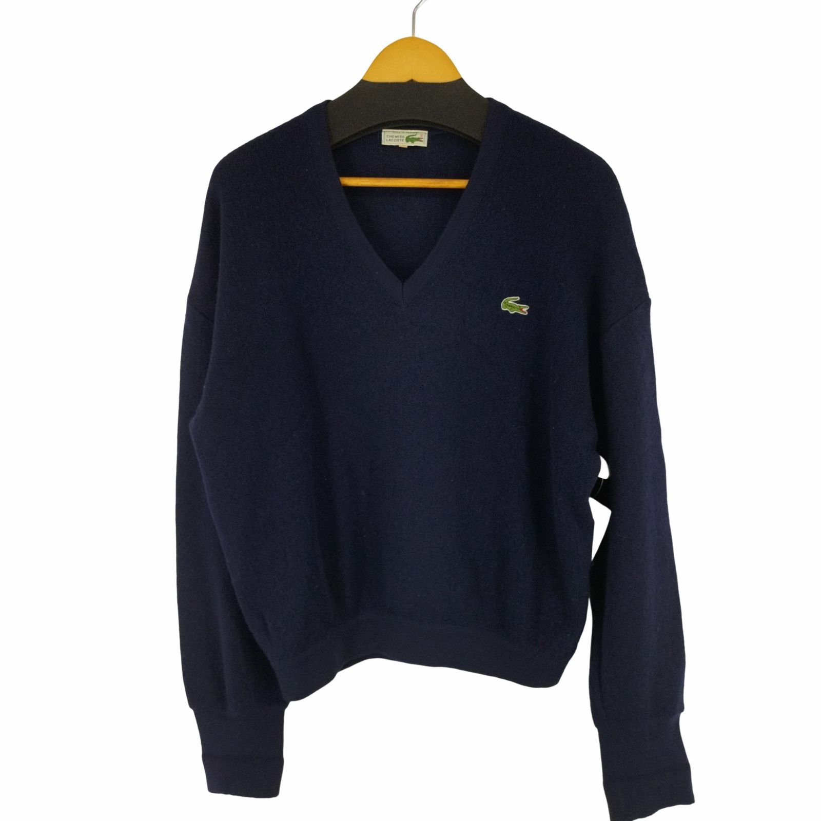 CHEMISE LACOSTE シュミーズ ラコステ Vネックウールニット 4号-