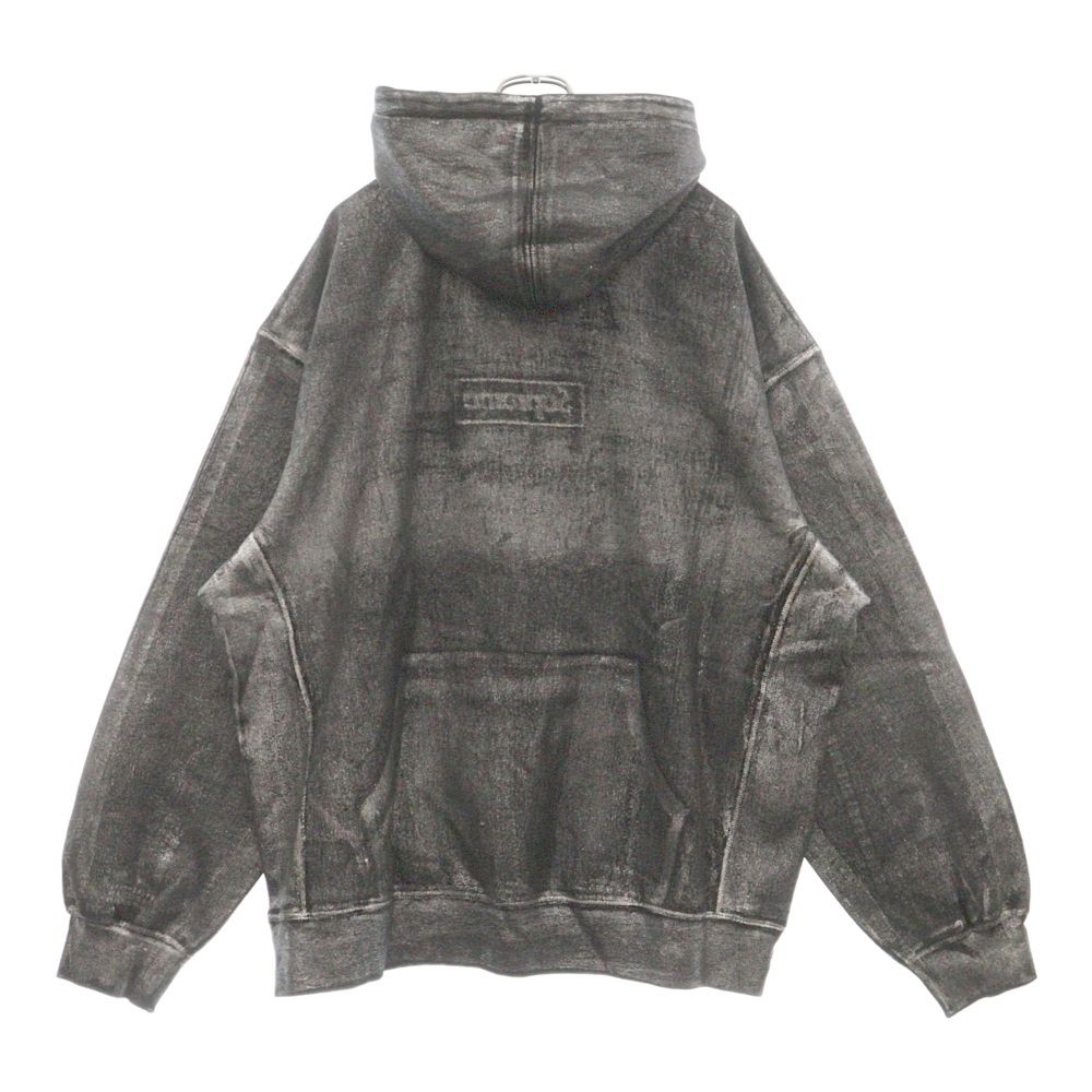 SUPREME (シュプリーム) 24SS ×MM6 Maison Margiela Foil Box Logo Hooded Sweatshirt  メゾンマルジェラ ホイル ボックスロゴ フーデッド スウェット プルオーバーパーカー シルバー - メルカリ