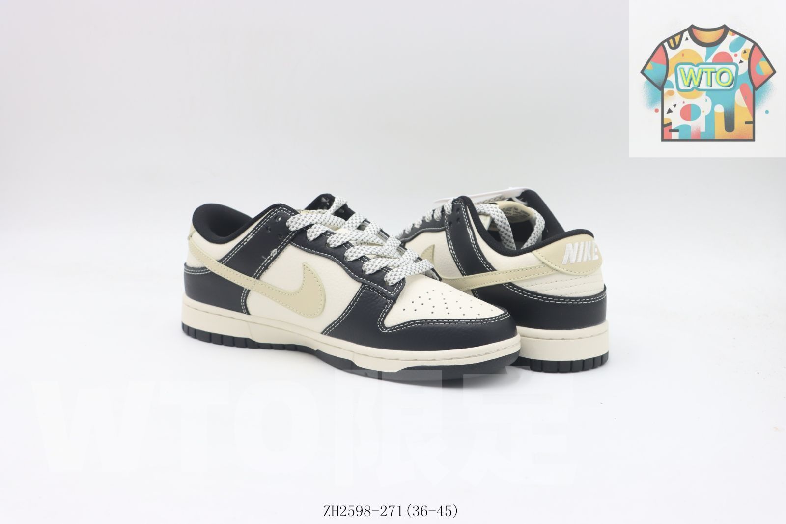 今日WTO】ナイキ NIKE スニーカー ブラックホワイト Stussy