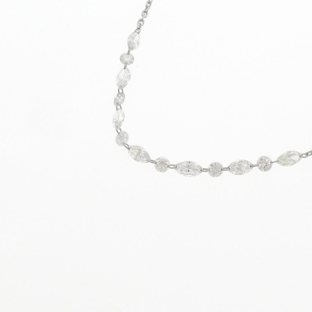PT850ダイヤモンドネックレス0.58ct 4℃プレジェンス ダイヤモンド ネックレス Pt850 0.108ct - メルカリ