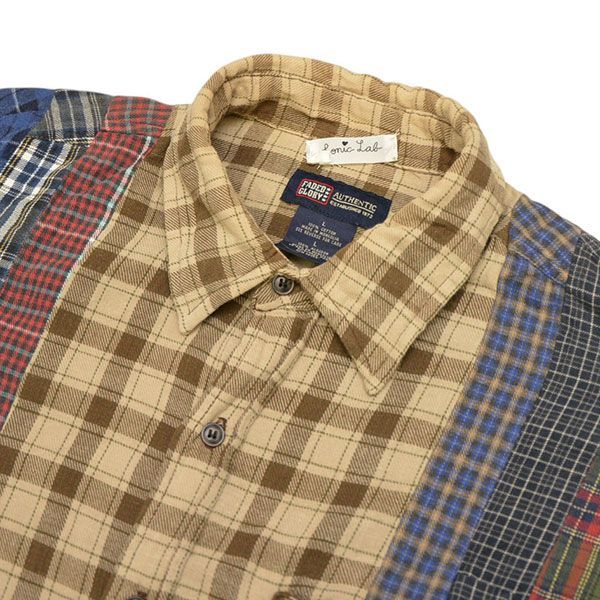 Sonic Lab リメイクフランネルシャツ SONIC LAB ソニックラブ リメイクフランネルシャツ