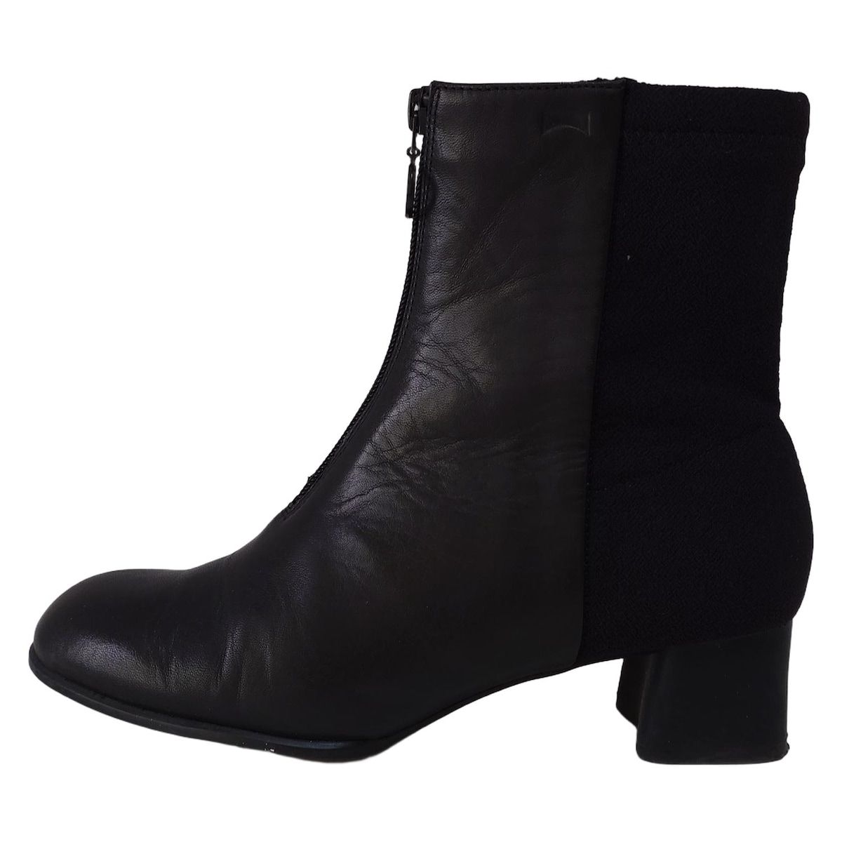 カンペール フロントジップ ショートブーツ 良品 Camper カンペール