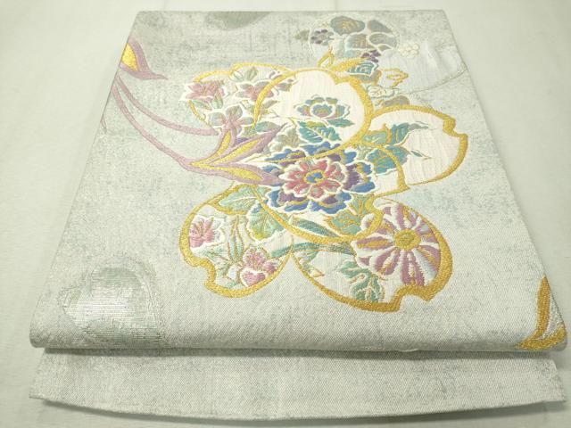 袋帯 厳選西陣唐織 枝垂れ桜に松文様 6通高級正絹 金糸美術織物 振り袖に 617-AgnqMNL._UF894,1000_QL80_.jpg