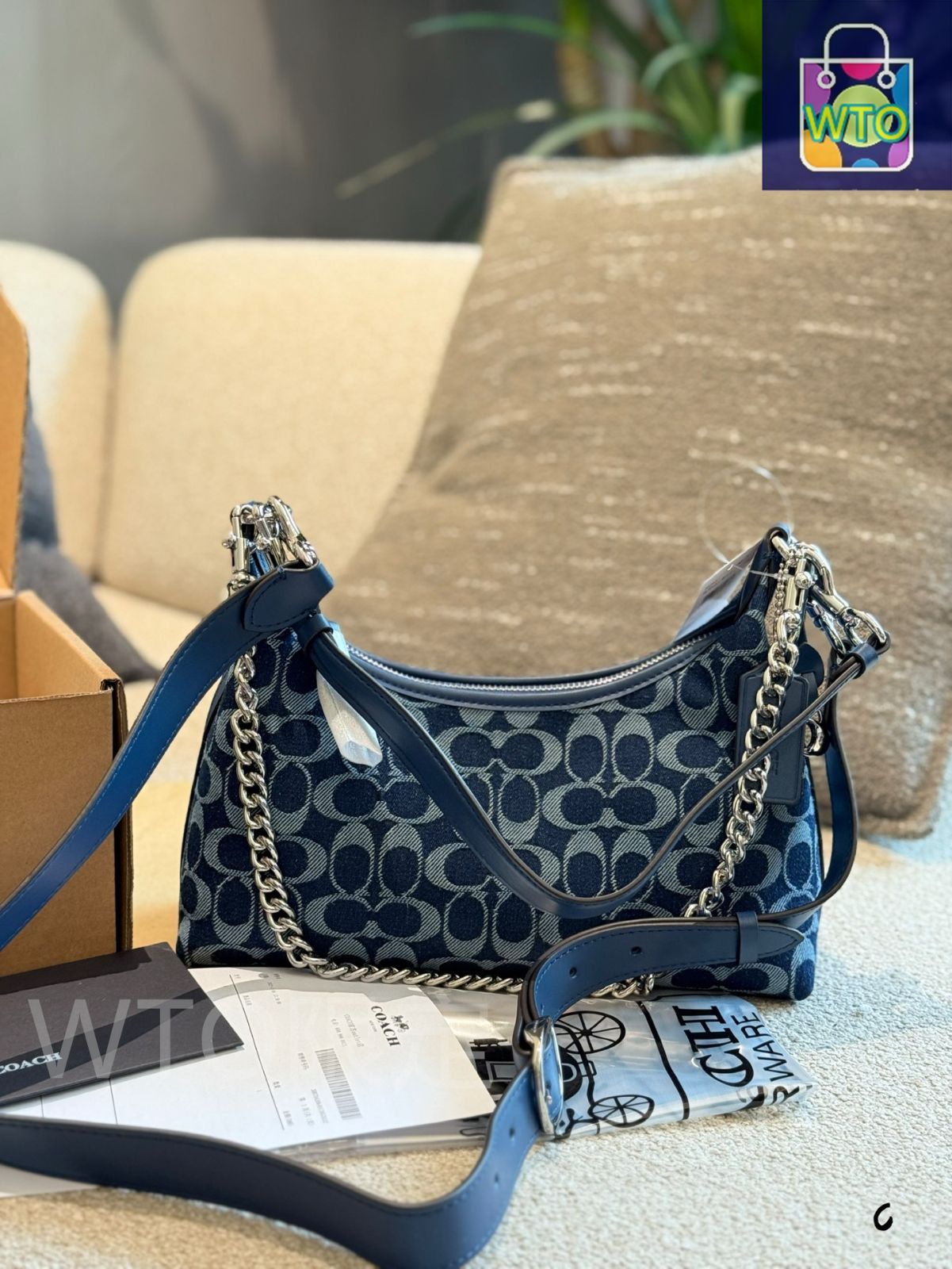 今日 Coach コーチ ジュリエットクラシックモノグラム スタイリッシュで百搭性に優れる-WTO輸入1