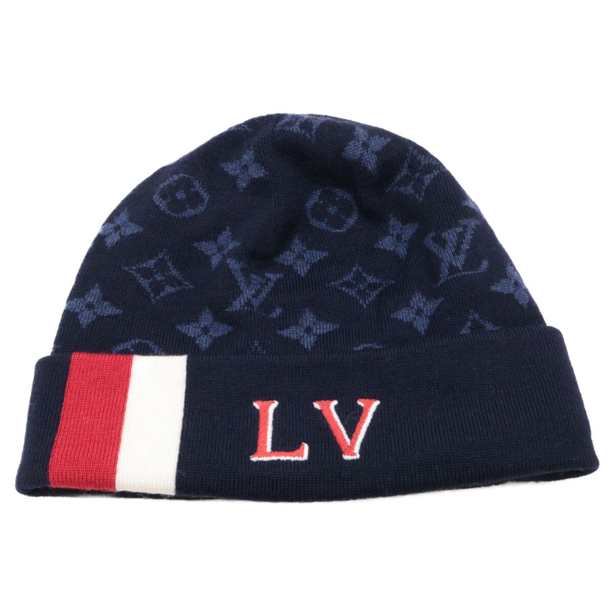 LOUIS VUITTON ルイヴィトン 即決| 正規 M77955 ボネ LV バーシティ ニットキャップ | ビーニー S