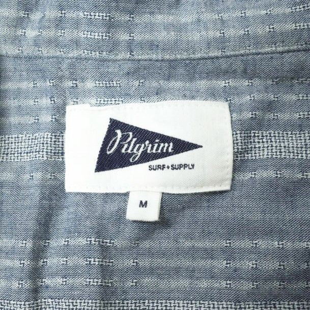 Pilgrim Surf+Supply ピルグリム サーフ+サプライ 23AW McCarthy Popover Shirt ブラッシュドコットン プルオーバーシャツ XS OFF WHITE Pilgrim Surf+Supply ピルグリム サーフ+サプライ 23SS 日本製